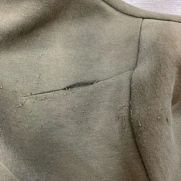 Nike Olive Green Zip-Up tech Hoodie - Picture 8 of 9